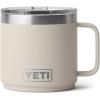 YETI Rambler 14 oz Stackable Mug, Vacuum Insulated, Stainless Steel with MagSlider Lid(Cape Taupe)