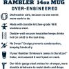 YETI Rambler 14 oz Stackable Mug, Vacuum Insulated, Stainless Steel with MagSlider Lid(Charcoal)