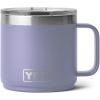 YETI Rambler 14 oz Stackable Mug, Vacuum Insulated, Stainless Steel with MagSlider Lid(Cosmic Lilac)
