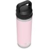 YETI Rambler 18 oz Bottle, Vacuum Insulated, Stainless Steel with Chug Cap, White(Ice Pink)
