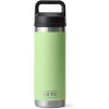 YETI Rambler 18 oz Bottle, Vacuum Insulated, Stainless Steel with Chug Cap, White(Key Lime)