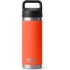 YETI Rambler 18 oz Bottle, Vacuum Insulated, Stainless Steel with Chug Cap, White(Papaya)