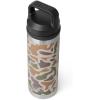 YETI Rambler 18 oz Bottle, Vacuum Insulated, Stainless Steel with Chug Cap, White(Tan Camo)