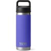 YETI Rambler 18 oz Bottle, Vacuum Insulated, Stainless Steel with Chug Cap, White(Ultramarine Violet)