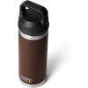 YETI Rambler 18 oz Bottle, Vacuum Insulated, Stainless Steel with Chug Cap, White(Wetlands Brown)