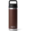 YETI Rambler 18 oz Bottle, Vacuum Insulated, Stainless Steel with Chug Cap, White(Wetlands Brown)
