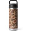 YETI Rambler 18 oz Bottle, Vacuum Insulated, Stainless Steel with Chug Cap, White(Wetlands Camo)