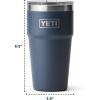YETI Rambler 20 oz Stackable Tumbler, Stainless Steel, Vacuum Insulated with MagSlider Lid(Cherry Blossom)