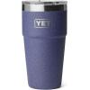 YETI Rambler 20 oz Stackable Tumbler, Stainless Steel, Vacuum Insulated with MagSlider Lid(Moon Dust – Textured)