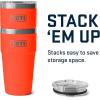 YETI Rambler 20 oz Stackable Tumbler, Stainless Steel, Vacuum Insulated with MagSlider Lid(Solar Flare)