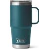 YETI Rambler 20 oz Travel Mug, Stainless Steel, Vacuum Insulated with Stronghold Lid(Agave Teal)
