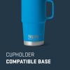 YETI Rambler 20 oz Travel Mug, Stainless Steel, Vacuum Insulated with Stronghold Lid(Big Wave Blue)