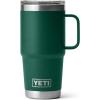 YETI Rambler 20 oz Travel Mug, Stainless Steel, Vacuum Insulated with Stronghold Lid(Black Forest Green)