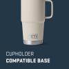 YETI Rambler 20 oz Travel Mug, Stainless Steel, Vacuum Insulated with Stronghold Lid(Cape Taupe)