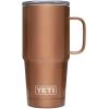 YETI Rambler 20 oz Travel Mug, Stainless Steel, Vacuum Insulated with Stronghold Lid(Copper)
