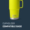 YETI Rambler 20 oz Travel Mug, Stainless Steel, Vacuum Insulated with Stronghold Lid(Firefly Yellow)