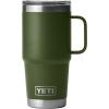 YETI Rambler 20 oz Travel Mug, Stainless Steel, Vacuum Insulated with Stronghold Lid(Highlands Olive)