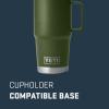 YETI Rambler 20 oz Travel Mug, Stainless Steel, Vacuum Insulated with Stronghold Lid(Highlands Olive)