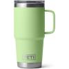 YETI Rambler 20 oz Travel Mug, Stainless Steel, Vacuum Insulated with Stronghold Lid(Key Lime)