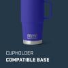 YETI Rambler 20 oz Travel Mug, Stainless Steel, Vacuum Insulated with Stronghold Lid(Offshore Blue)