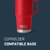 YETI Rambler 20 oz Travel Mug, Stainless Steel, Vacuum Insulated with Stronghold Lid(Rescue Red)