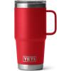 YETI Rambler 20 oz Travel Mug, Stainless Steel, Vacuum Insulated with Stronghold Lid(Rescue Red)
