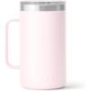 YETI Rambler 24 oz Mug, Vacuum Insulated, Stainless Steel with MagSlider Lid(Ice Pink)