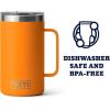 YETI Rambler 24 oz Mug, Vacuum Insulated, Stainless Steel with MagSlider Lid(King Crab)