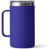 YETI Rambler 24 oz Mug, Vacuum Insulated, Stainless Steel with MagSlider Lid(Offshore Blue)