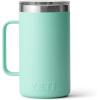 YETI Rambler 24 oz Mug, Vacuum Insulated, Stainless Steel with MagSlider Lid(Seafoam)