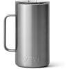 YETI Rambler 24 oz Mug, Vacuum Insulated, Stainless Steel with MagSlider Lid(Stainless)