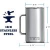YETI Rambler 24 oz Mug, Vacuum Insulated, Stainless Steel with MagSlider Lid(Stainless)
