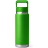 YETI Rambler 26 oz Bottle, Vacuum Insulated, Stainless Steel with Color Matching Straw Cap(Canopy Green)