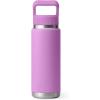 YETI Rambler 26 oz Bottle, Vacuum Insulated, Stainless Steel with Color Matching Straw Cap(Desert Bloom)