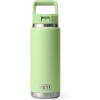 YETI Rambler 26 oz Bottle, Vacuum Insulated, Stainless Steel with Color Matching Straw Cap(Key Lime)