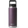 YETI Rambler 26 oz Bottle, Vacuum Insulated, Stainless Steel with Straw Cap, White(Nordic Purple)