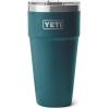 YETI Rambler 30 oz Stackable Tumbler, Stainless Steel, Vacuum Insulated with MagSlider Lid(Agave Teal)