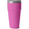 YETI Rambler 30 oz Stackable Tumbler, Stainless Steel, Vacuum Insulated with MagSlider Lid(Wildflower Fuchsia)