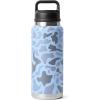 YETI Rambler 36 oz Bottle, Vacuum Insulated, Leakproof, Stainless Steel with Chug Cap(Blue Camo)
