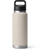 YETI Rambler 36 oz Bottle, Vacuum Insulated, Leakproof, Stainless Steel with Chug Cap(Cape Taupe)