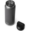 YETI Rambler 36 oz Bottle, Vacuum Insulated, Leakproof, Stainless Steel with Chug Cap(Charcoal)