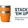 YETI Rambler 4 oz Stackable Cup, Stainless Steel, Vacuum Insulated Espresso/Coffee Cup, 2 Pack(King Crab)