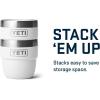 YETI Rambler 4 oz Stackable Cup, Stainless Steel, Vacuum Insulated Espresso/Coffee Cup, 2 Pack(White)