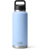 YETI Rambler 46 oz Bottle, Vacuum Insulated, Leakproof, Stainless Steel with Chug Cap(Big Sky Blue)