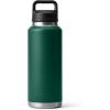 YETI Rambler 46 oz Bottle, Vacuum Insulated, Leakproof, Stainless Steel with Chug Cap(Black Forest Green)