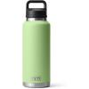 YETI Rambler 46 oz Bottle, Vacuum Insulated, Leakproof, Stainless Steel with Chug Cap(Key Lime)