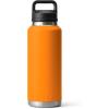 YETI Rambler 46 oz Bottle, Vacuum Insulated, Leakproof, Stainless Steel with Chug Cap(King Crab)