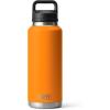 YETI Rambler 46 oz Bottle, Vacuum Insulated, Leakproof, Stainless Steel with Chug Cap(King Crab)
