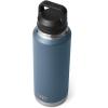 YETI Rambler 46 oz Bottle, Vacuum Insulated, Leakproof, Stainless Steel with Chug Cap(Nordic Blue)