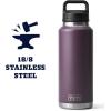 YETI Rambler 46 oz Bottle, Vacuum Insulated, Leakproof, Stainless Steel with Chug Cap(Nordic Purple)